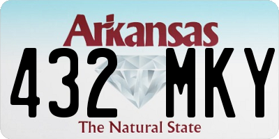 AR license plate 432MKY