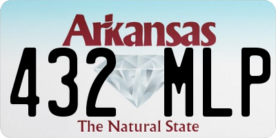 AR license plate 432MLP