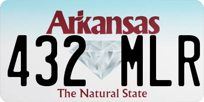AR license plate 432MLR