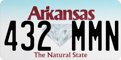 AR license plate 432MMN