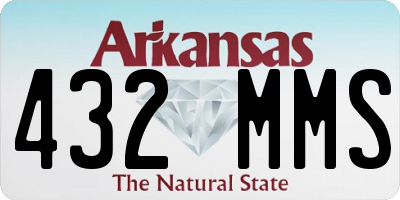 AR license plate 432MMS