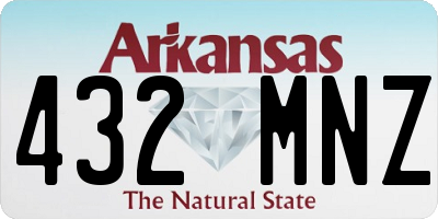 AR license plate 432MNZ