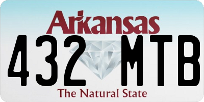 AR license plate 432MTB