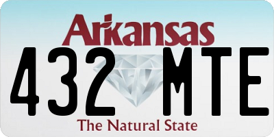 AR license plate 432MTE