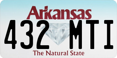 AR license plate 432MTI