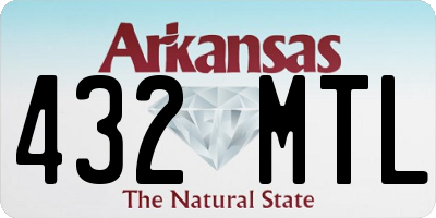 AR license plate 432MTL