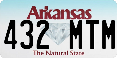 AR license plate 432MTM