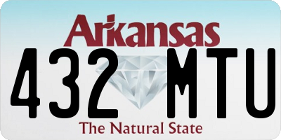 AR license plate 432MTU
