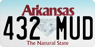 AR license plate 432MUD
