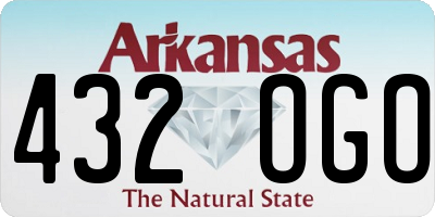 AR license plate 432OGO