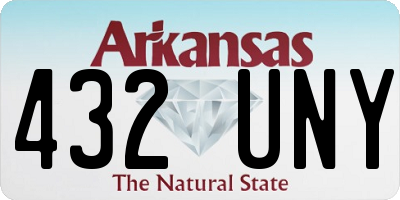 AR license plate 432UNY