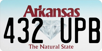 AR license plate 432UPB