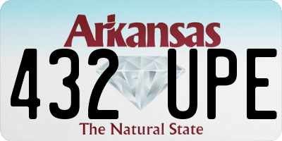 AR license plate 432UPE