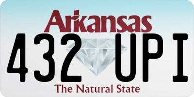 AR license plate 432UPI