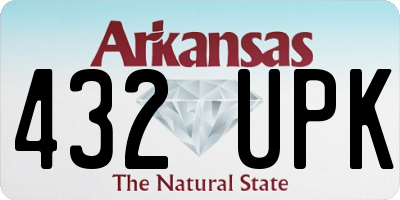 AR license plate 432UPK