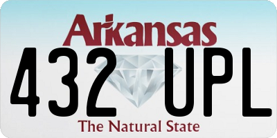 AR license plate 432UPL