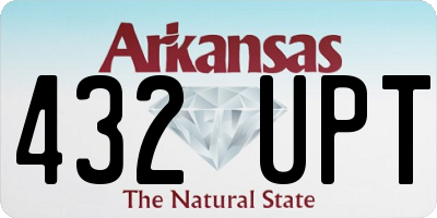 AR license plate 432UPT