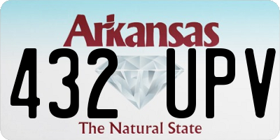 AR license plate 432UPV