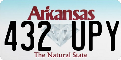 AR license plate 432UPY