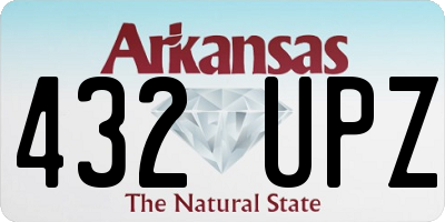 AR license plate 432UPZ