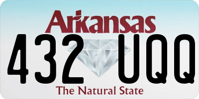 AR license plate 432UQQ