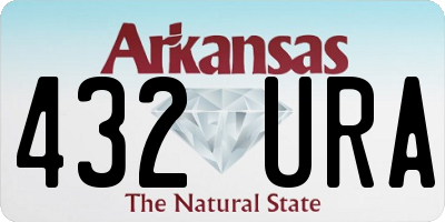 AR license plate 432URA