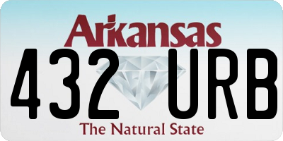 AR license plate 432URB