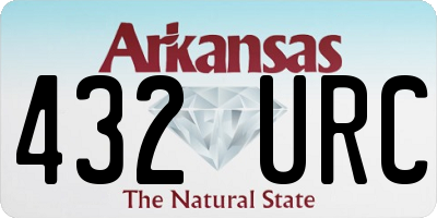 AR license plate 432URC
