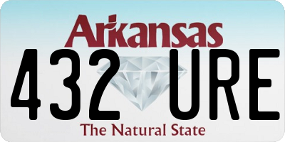 AR license plate 432URE