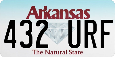 AR license plate 432URF