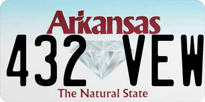 AR license plate 432VEW