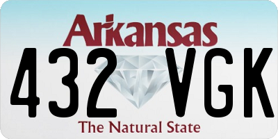 AR license plate 432VGK