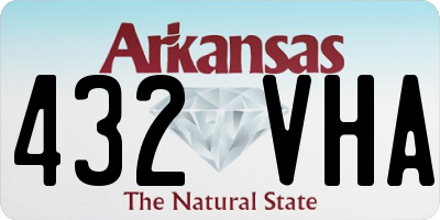 AR license plate 432VHA