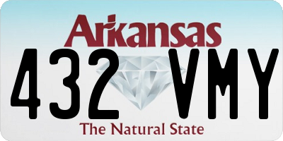 AR license plate 432VMY