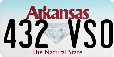 AR license plate 432VSO