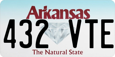AR license plate 432VTE