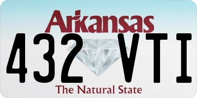 AR license plate 432VTI