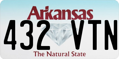 AR license plate 432VTN