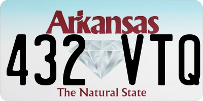 AR license plate 432VTQ