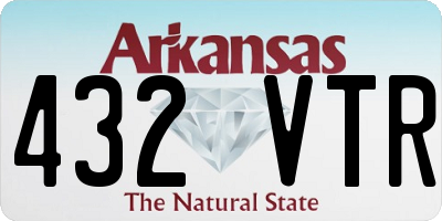 AR license plate 432VTR
