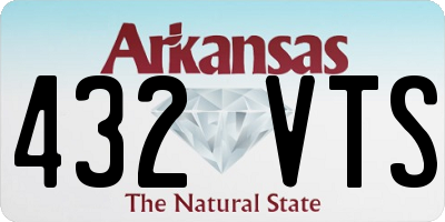 AR license plate 432VTS