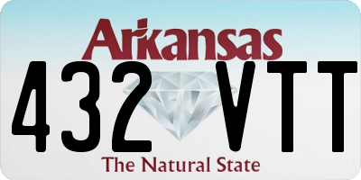 AR license plate 432VTT