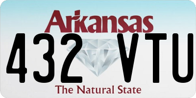 AR license plate 432VTU