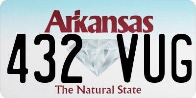 AR license plate 432VUG