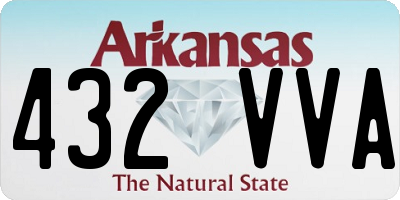 AR license plate 432VVA