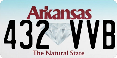 AR license plate 432VVB