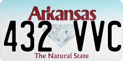 AR license plate 432VVC