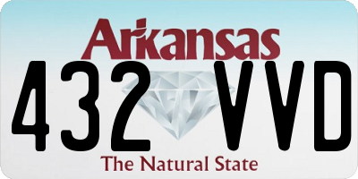 AR license plate 432VVD