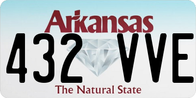 AR license plate 432VVE