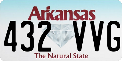 AR license plate 432VVG